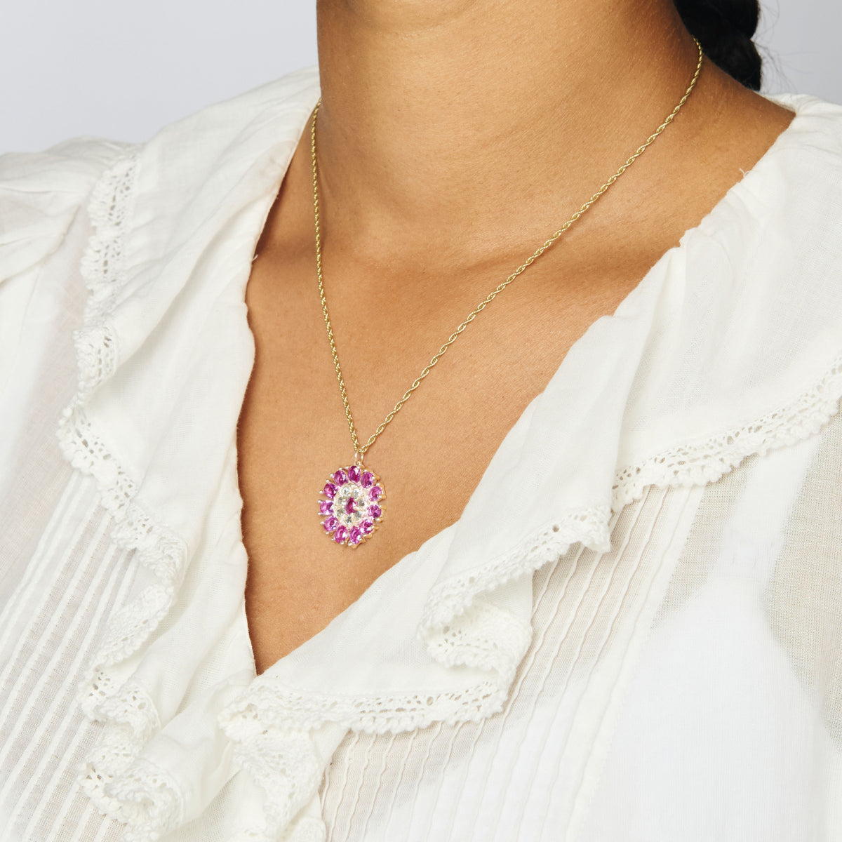 Dorset Dahlia Pendant