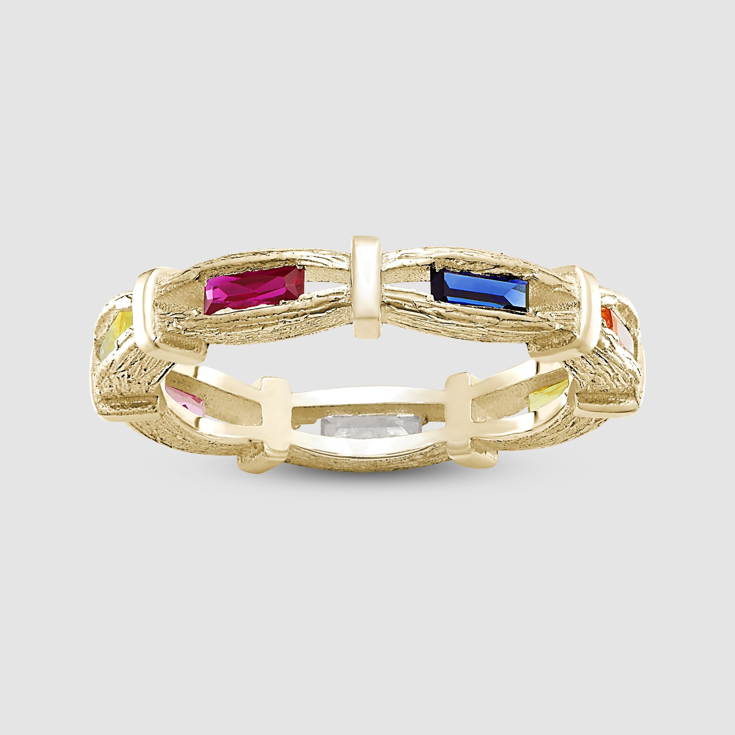 Bound Oak Eternity Ring - Gold