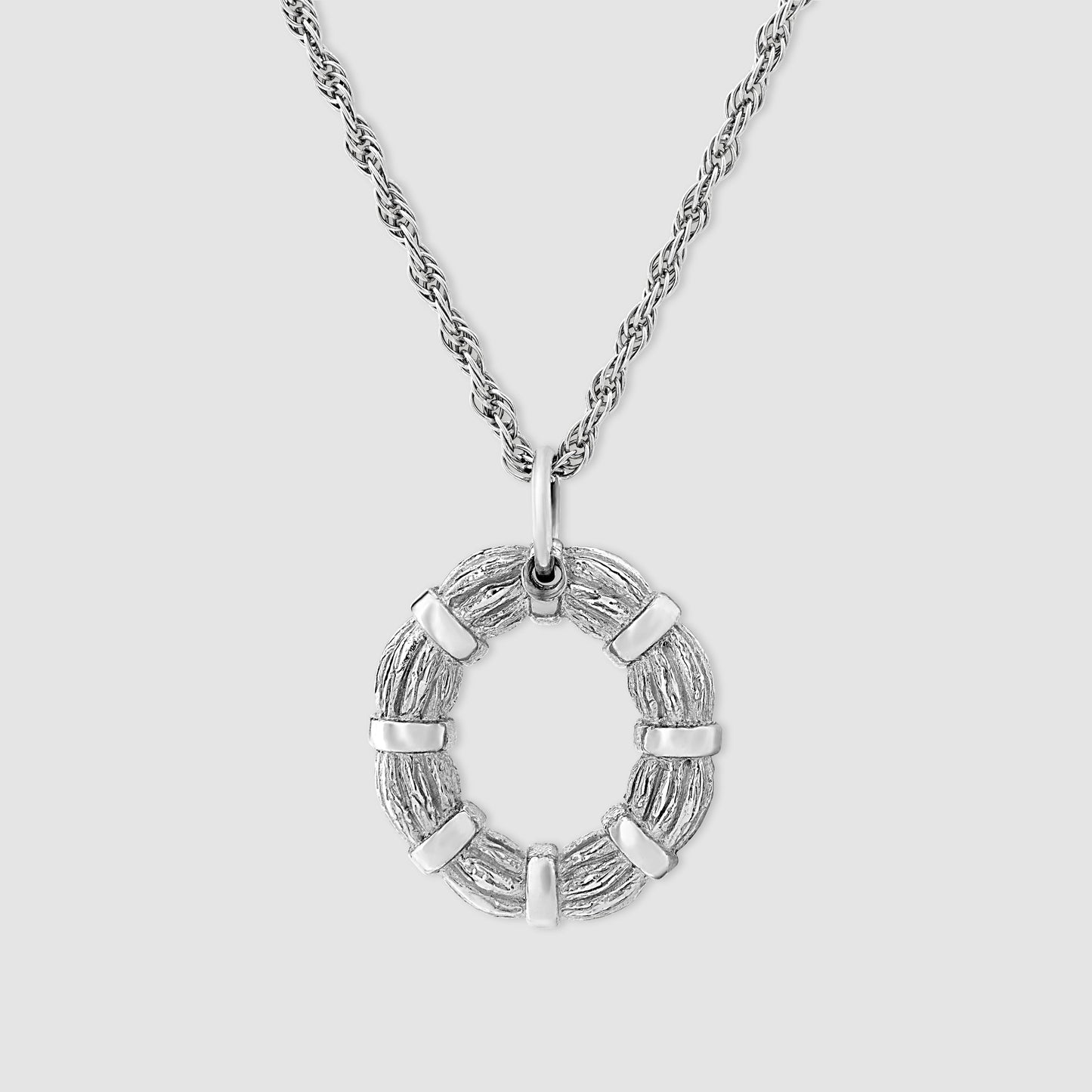 Bound Willow Pendant - Silver