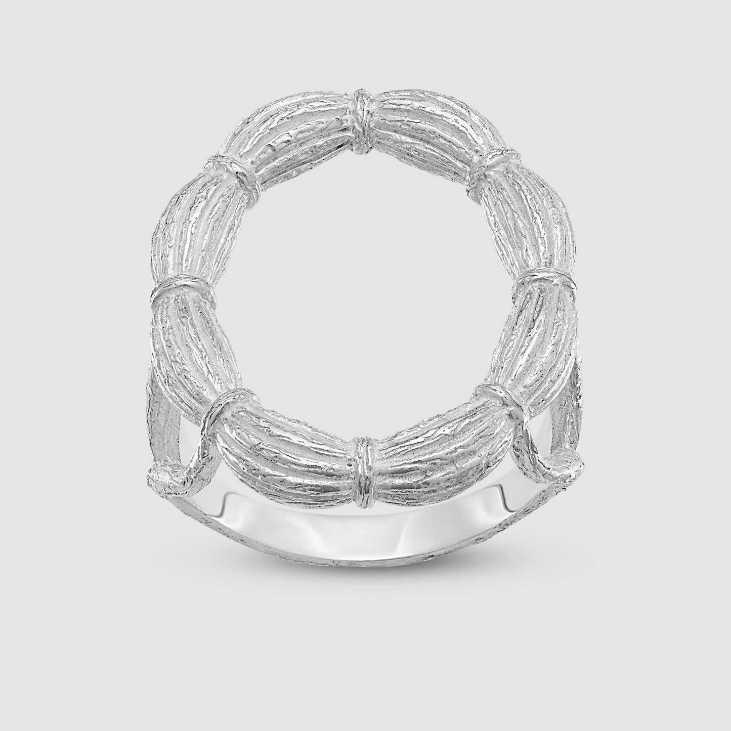 British Willow Ring - Silver