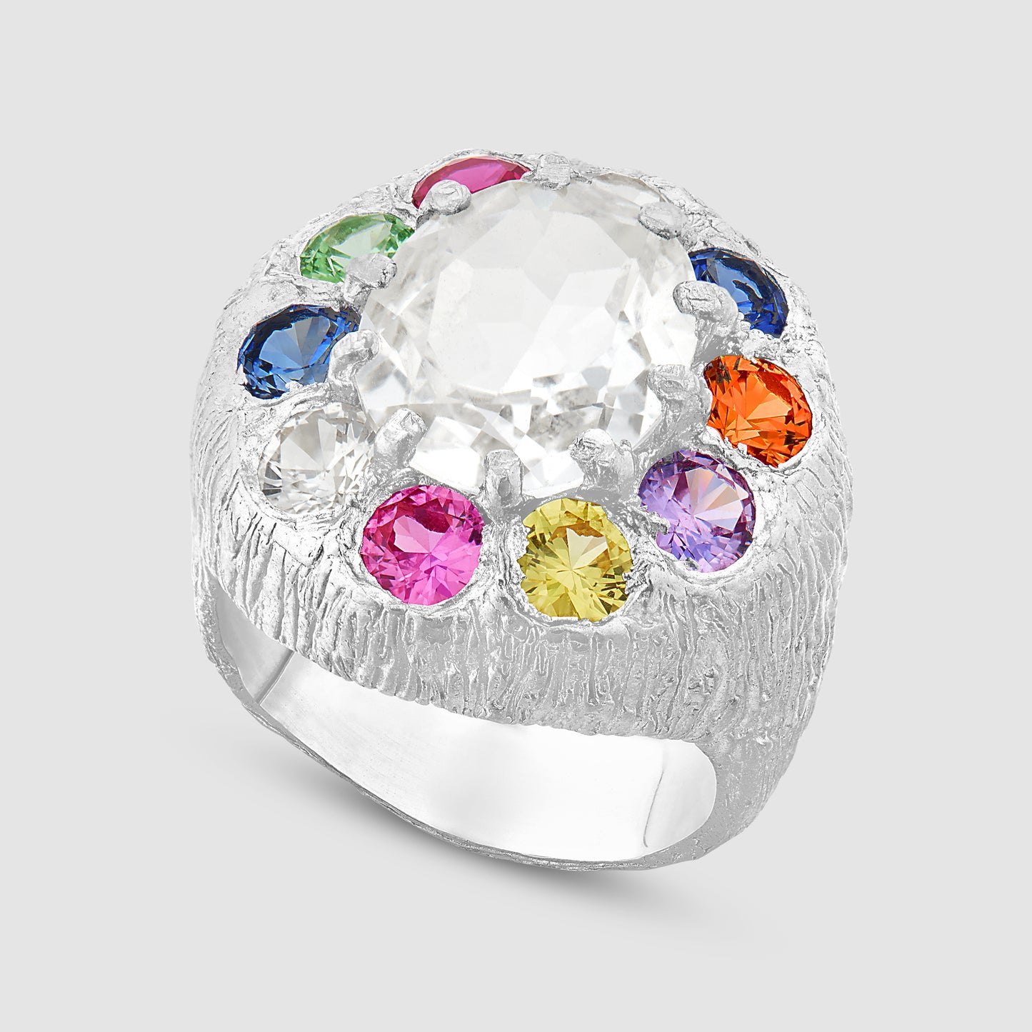The Burnham Signet - Multi - Silver