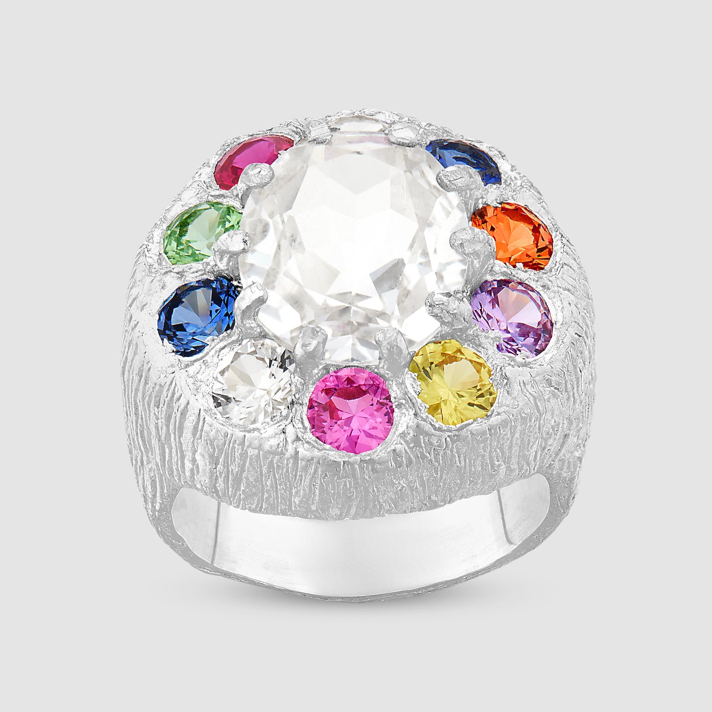 The Burnham Signet - Multi - Silver