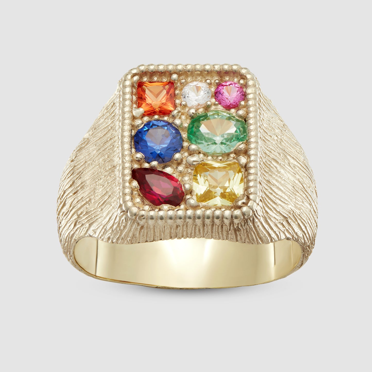 Cottage Garden Signet - Multi - Gold