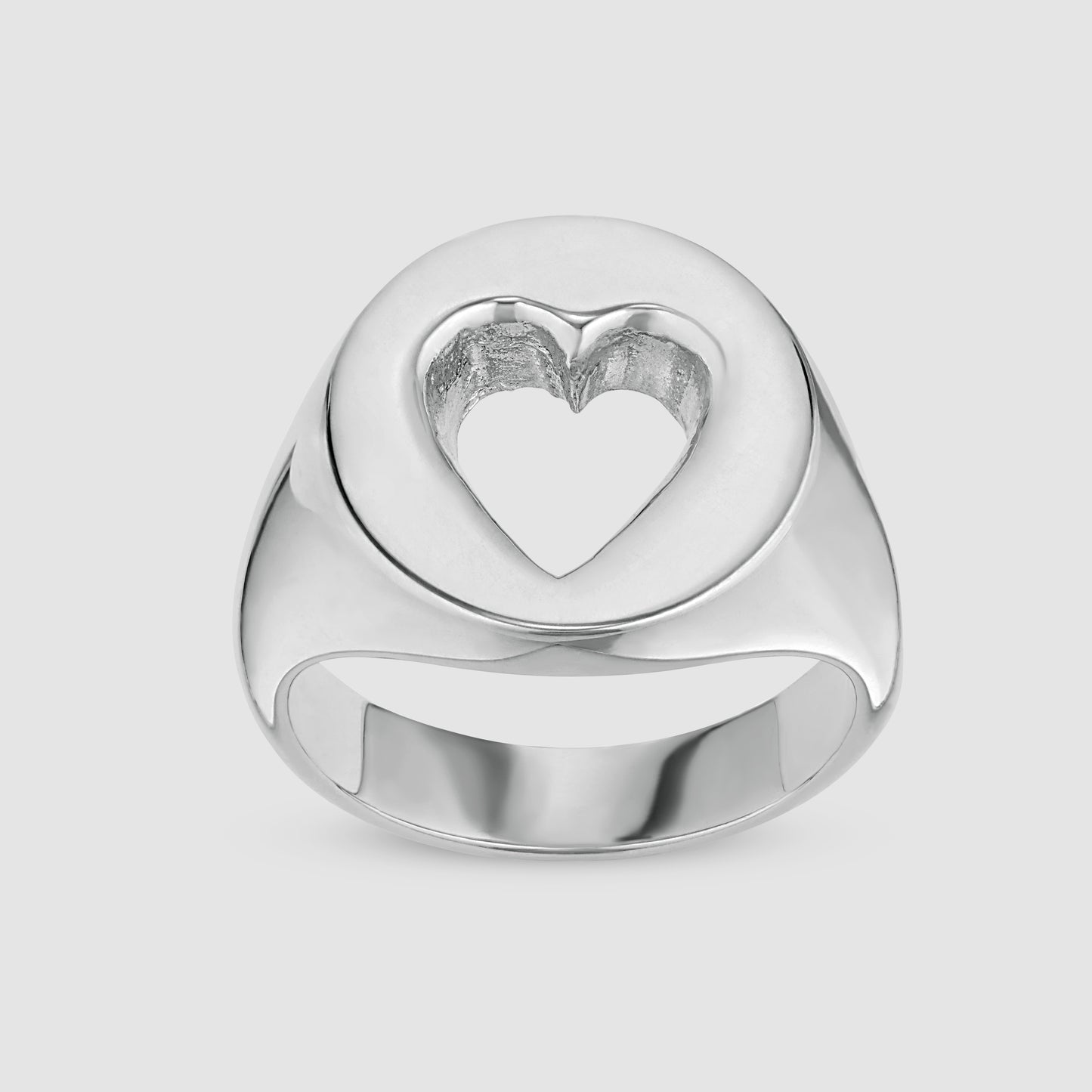 A Good Heart Signet - Silver