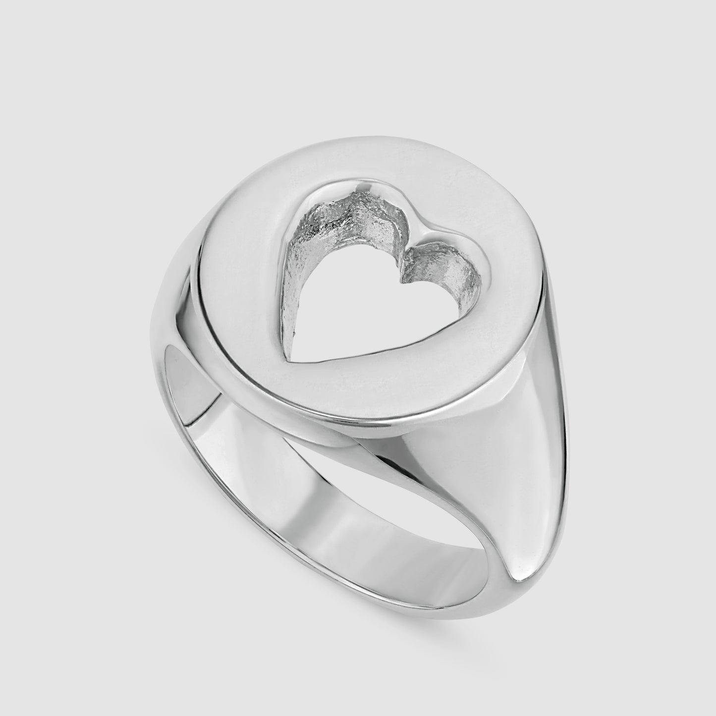 A Good Heart Signet - Silver