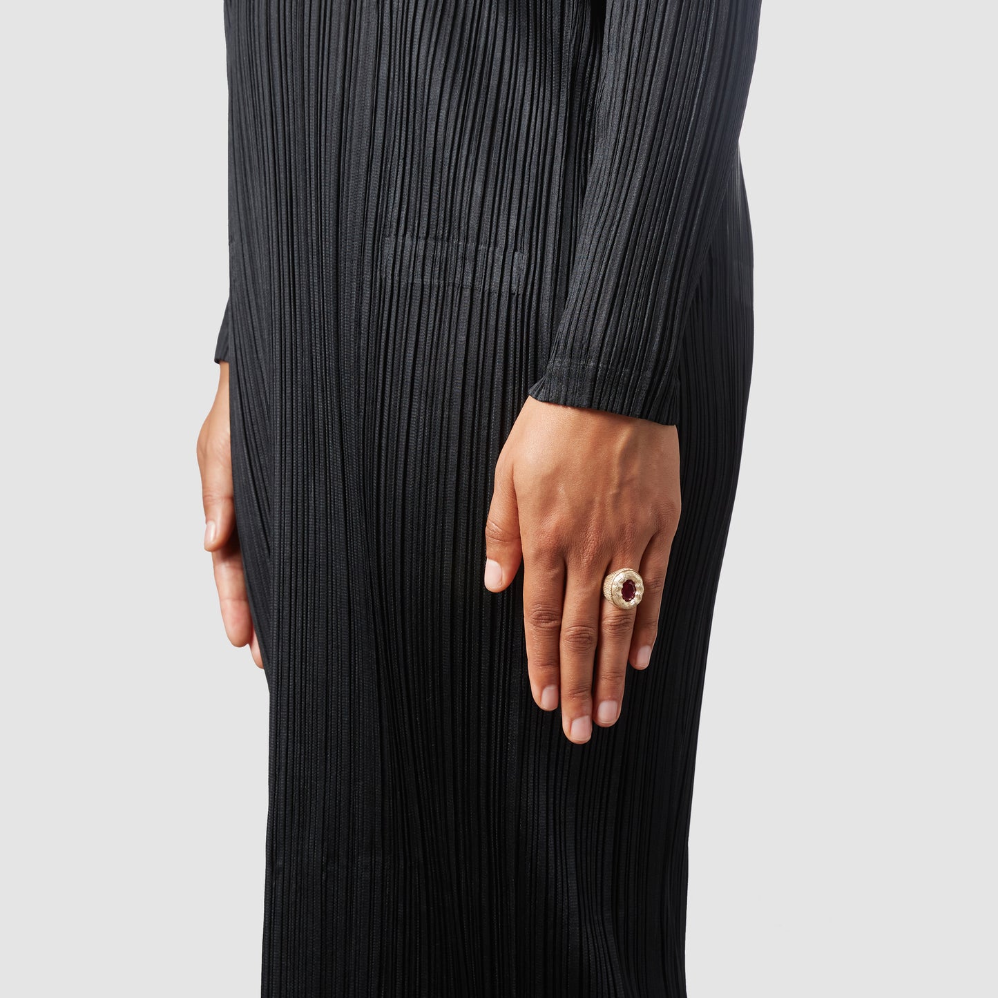 Mirror Ring - Pink - Gold