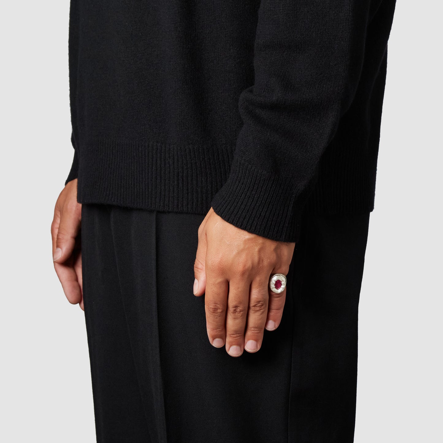 Mirror Ring - Pink - Silver