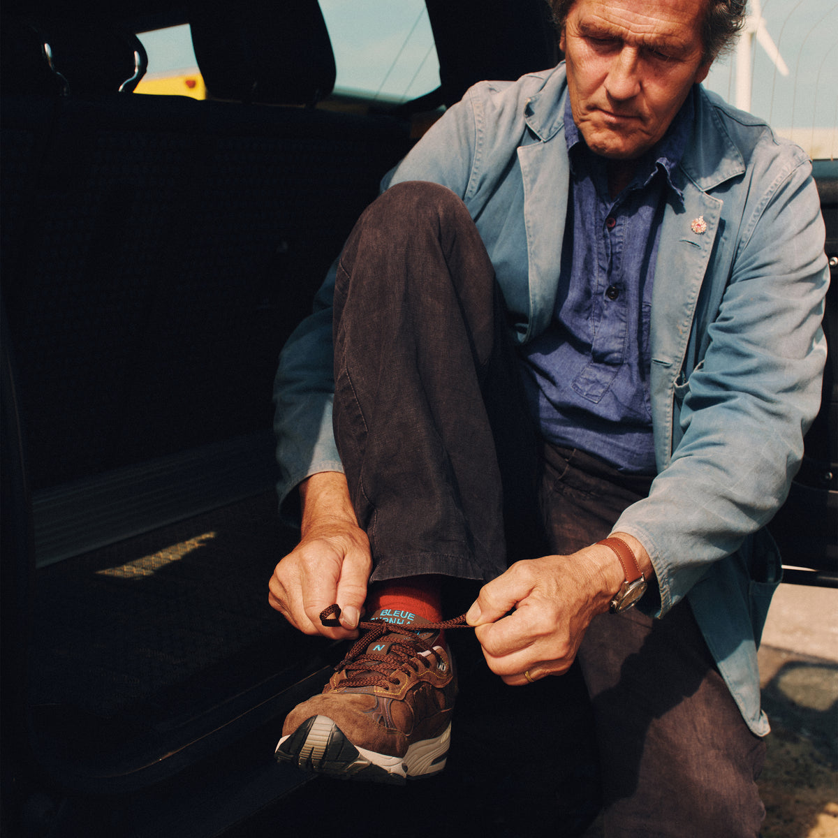 BLEUE BURNHAM x NEW BALANCE Made In UK 991v1
