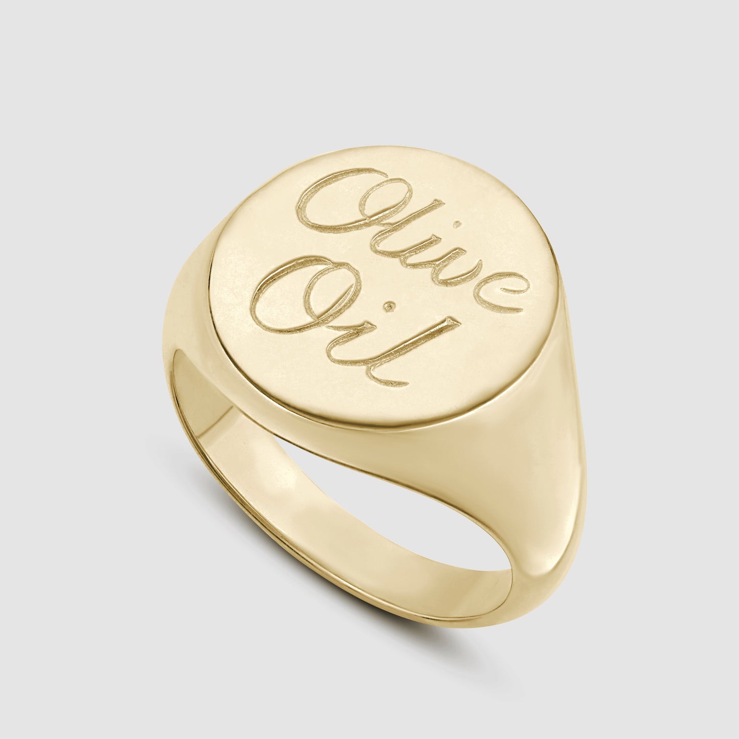 Olive Oil Signet - Gold