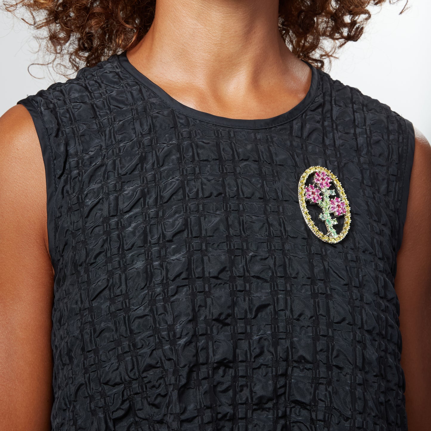 Spring Wonder Brooch - Multi - Silver