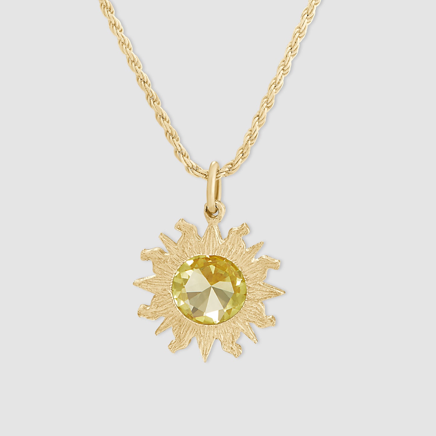 Sun Pendant - Gold