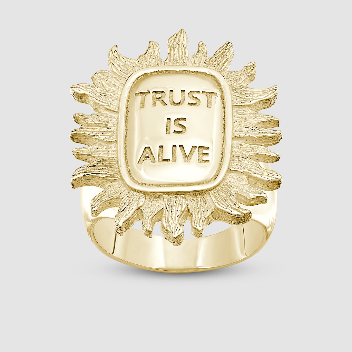 Trust is Alive Signet - Gold