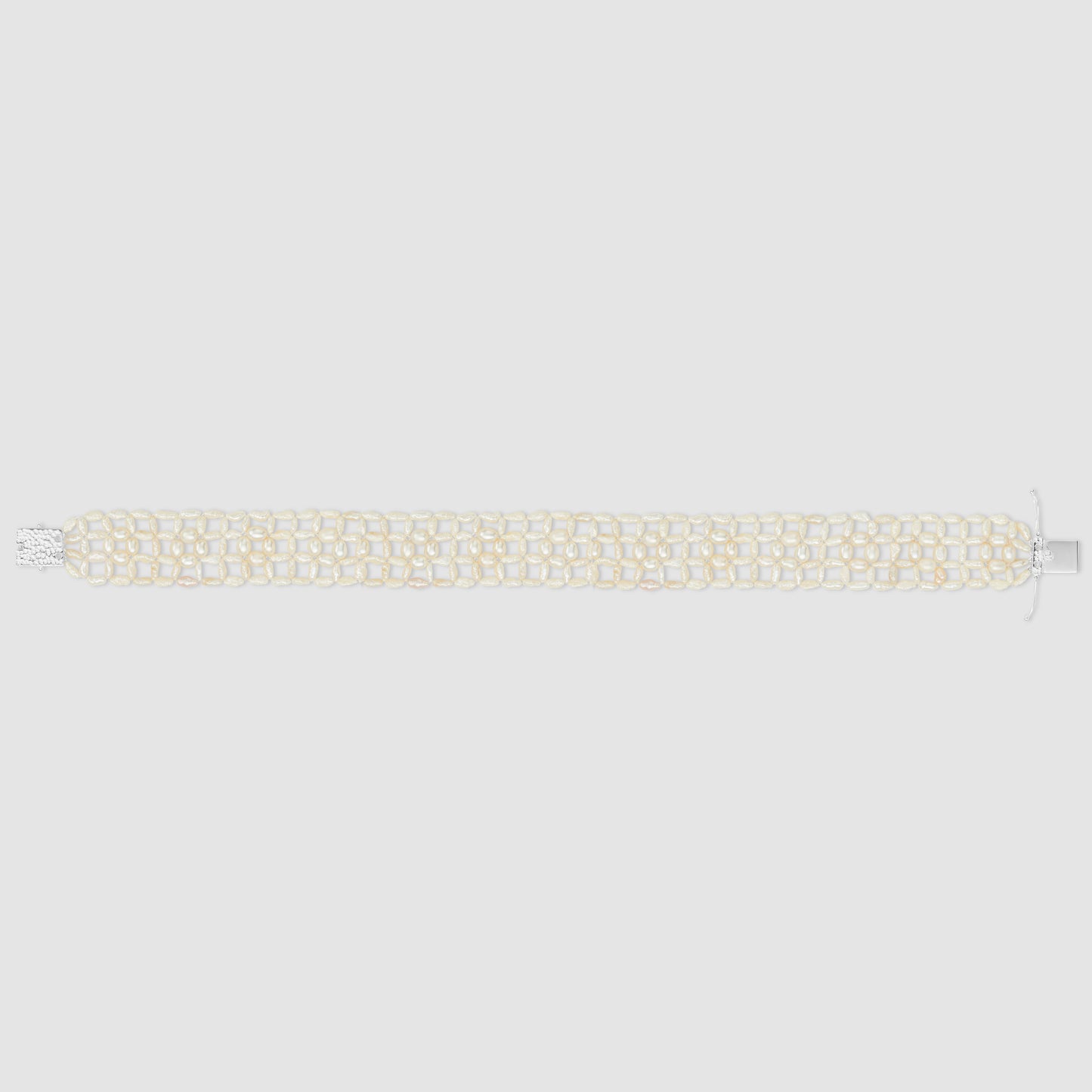 Woven Antique Pearl Choker