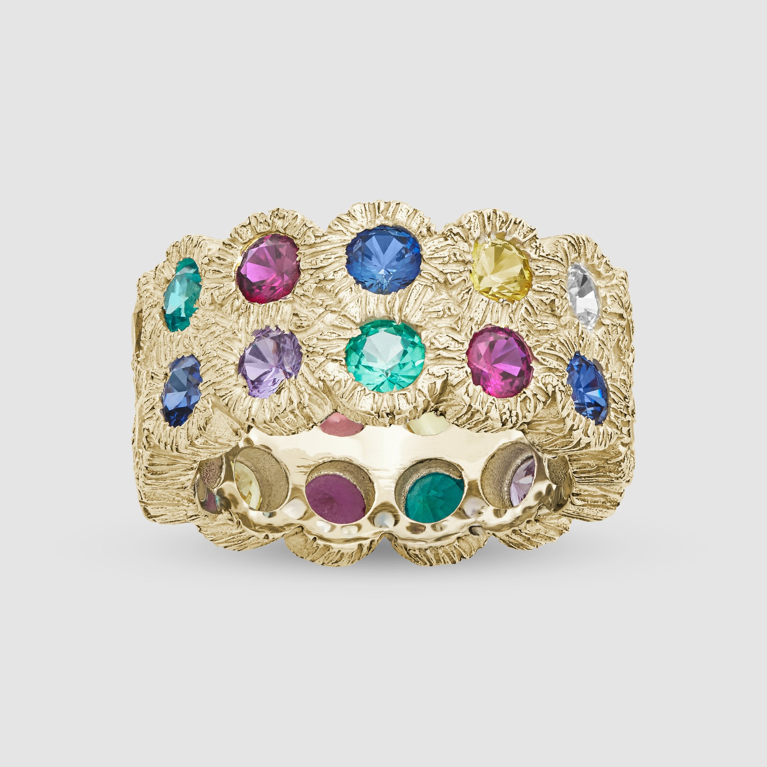 Flowers Grow Together Eternity Ring