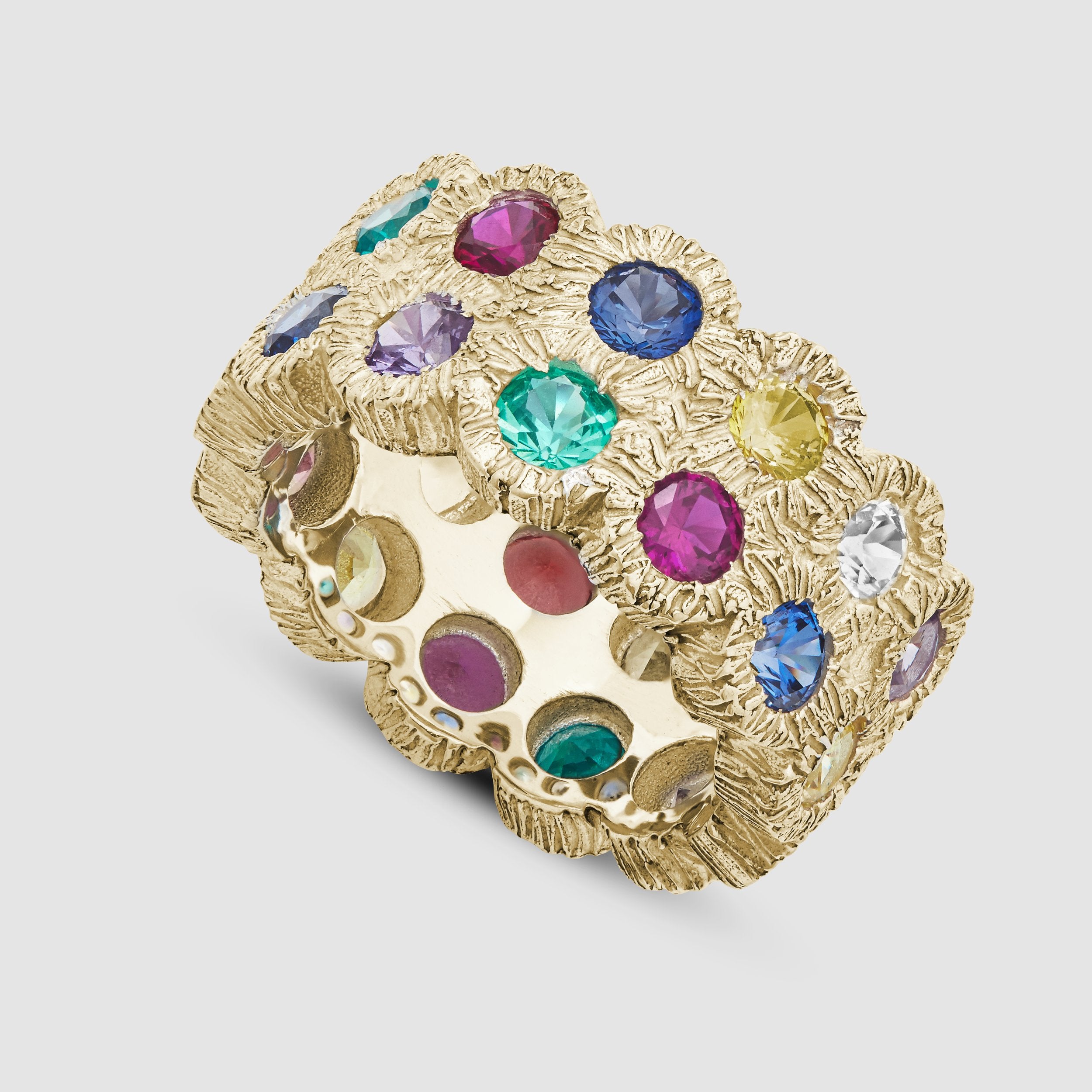 Flowers Grow Together Eternity Ring