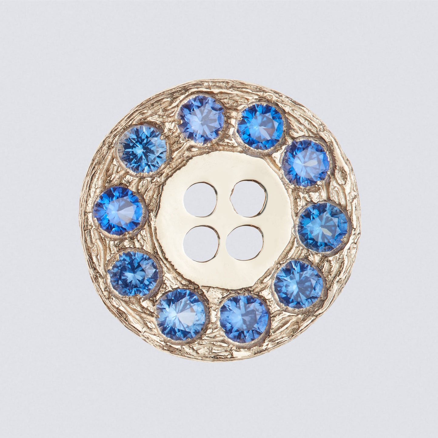 The Burnham Button - Blue - Gold