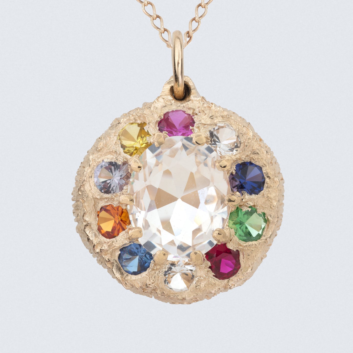 The Burnham Pendant - Multi - Gold