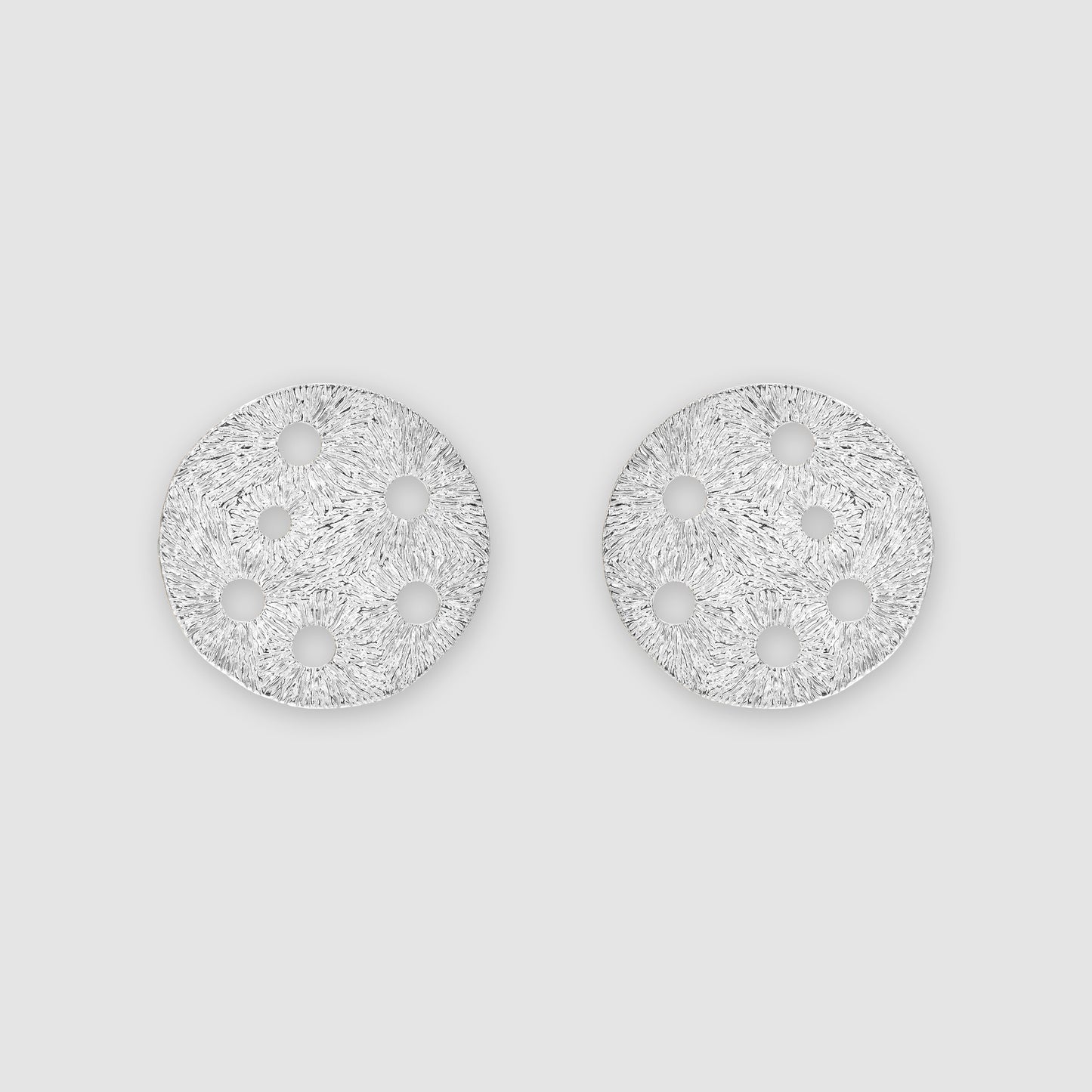 Community Network Earrings - Silver