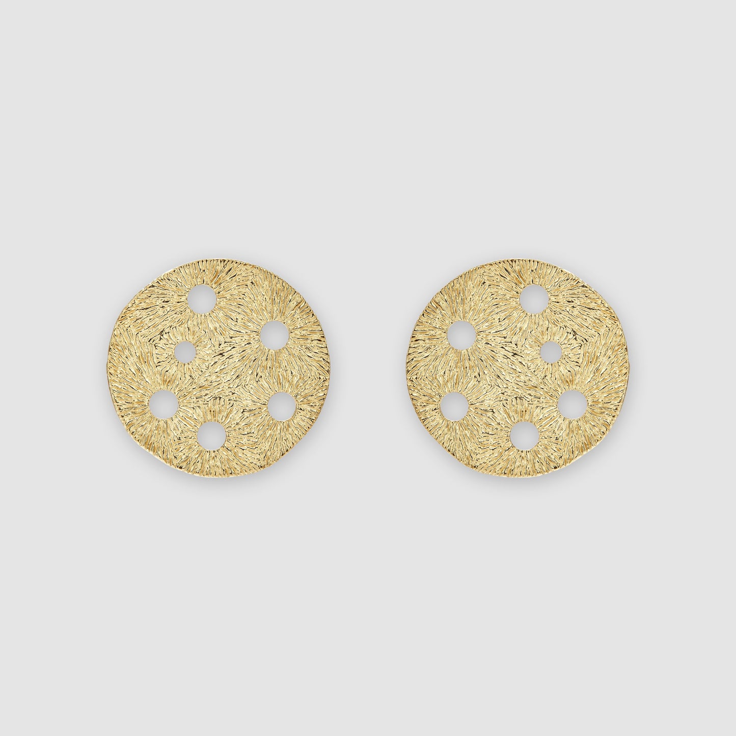 Community Network Earrings - Gold