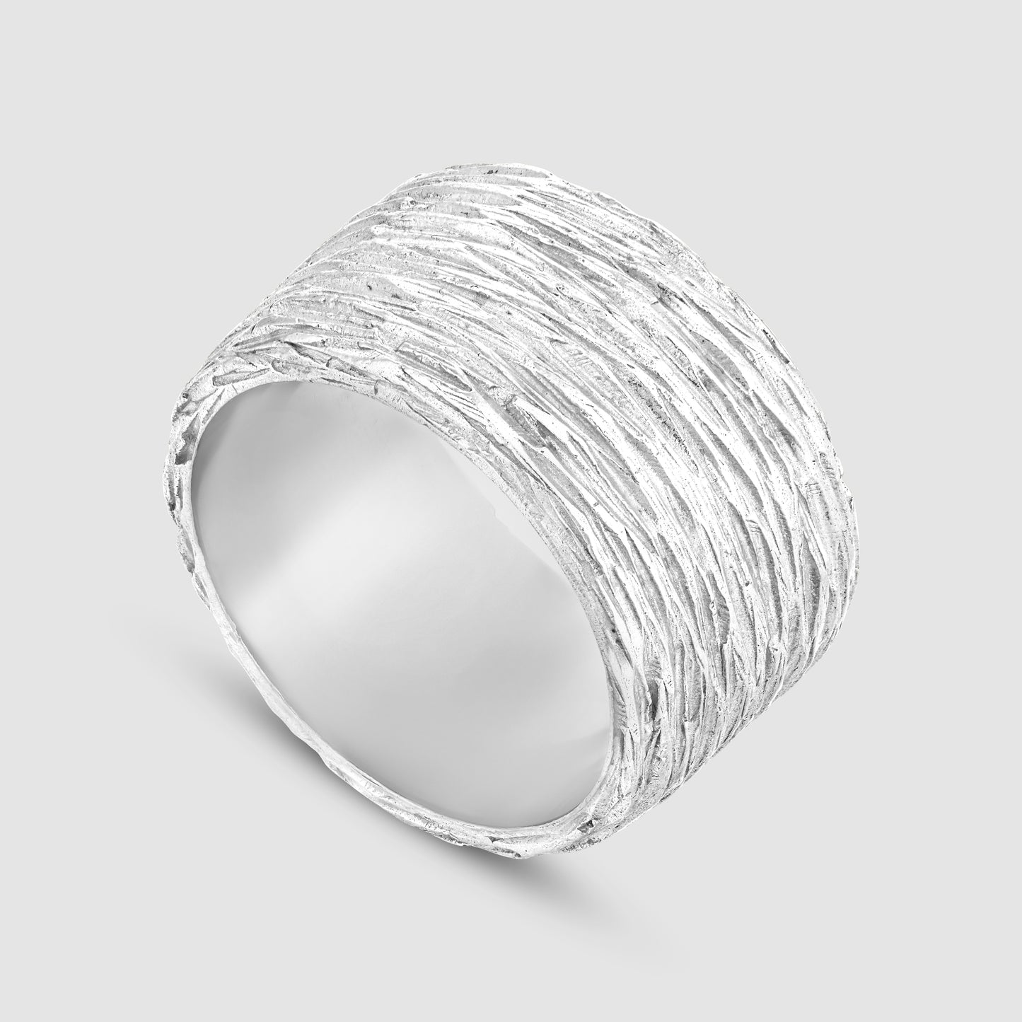 Freshly Cut Lawn Ring - Silver