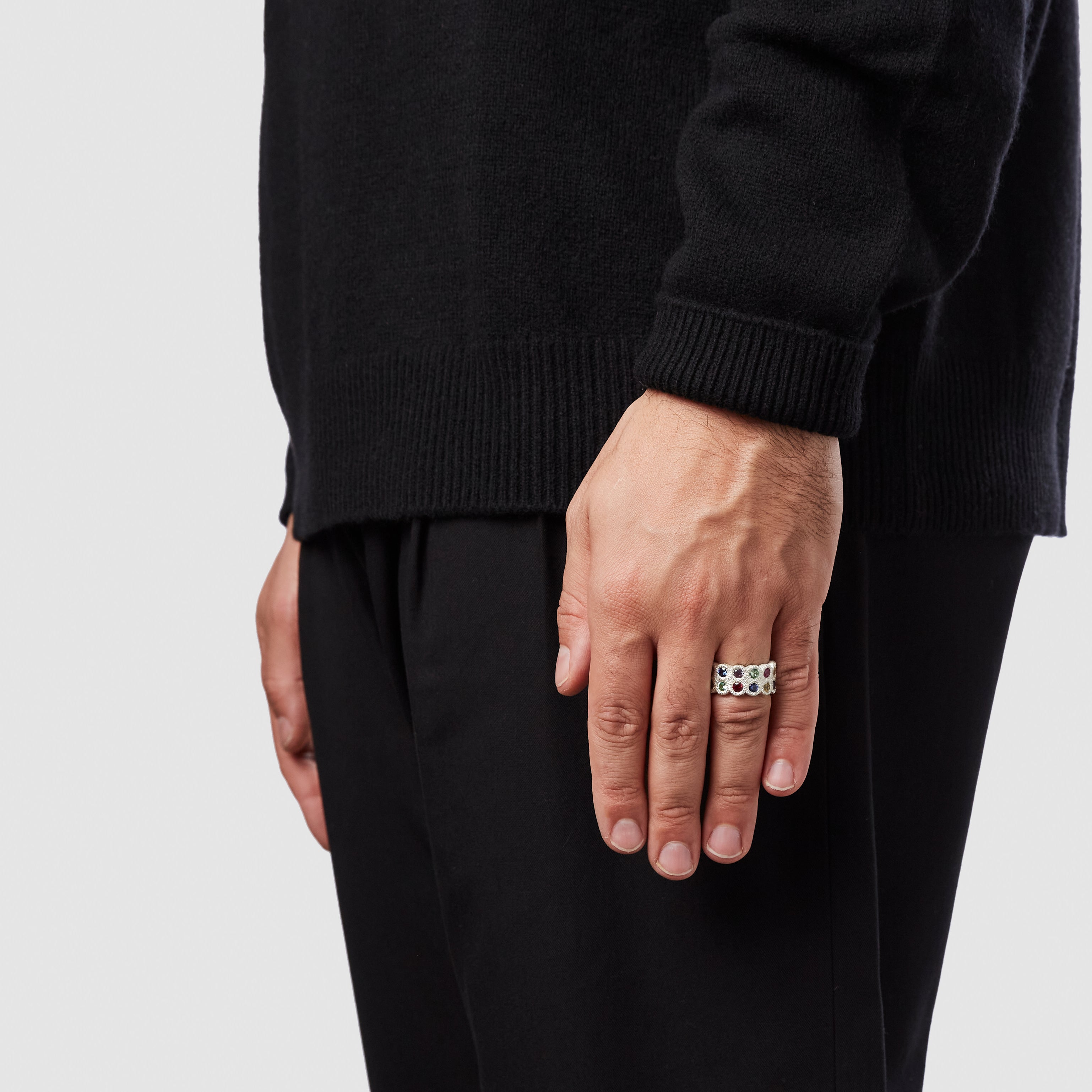 Flowers Grow Together Eternity Ring