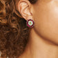 Dorset Dahlia Earrings - Silver