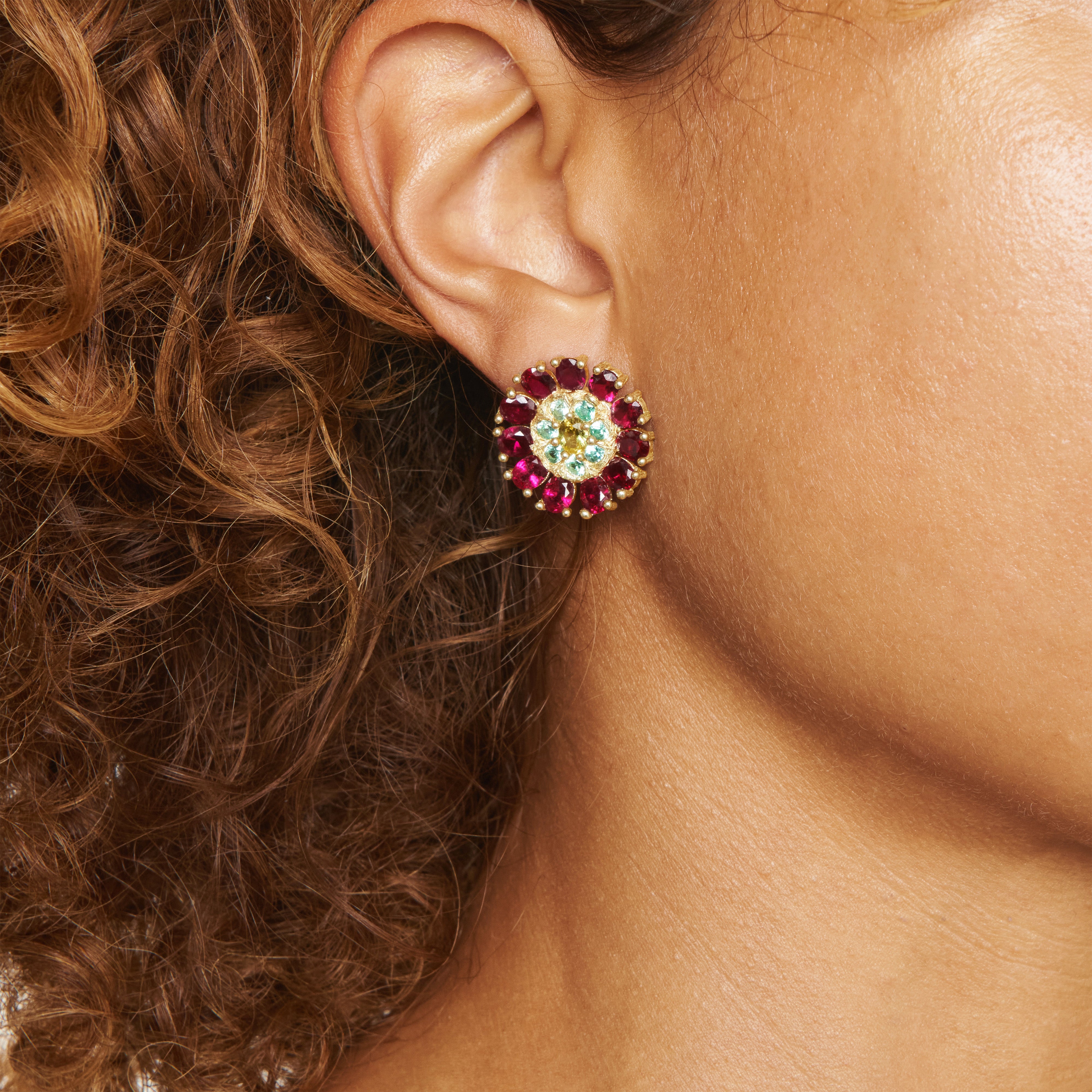 Dorset Dahlia Earrings