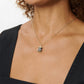 Basket Pendant - Blue - Gold