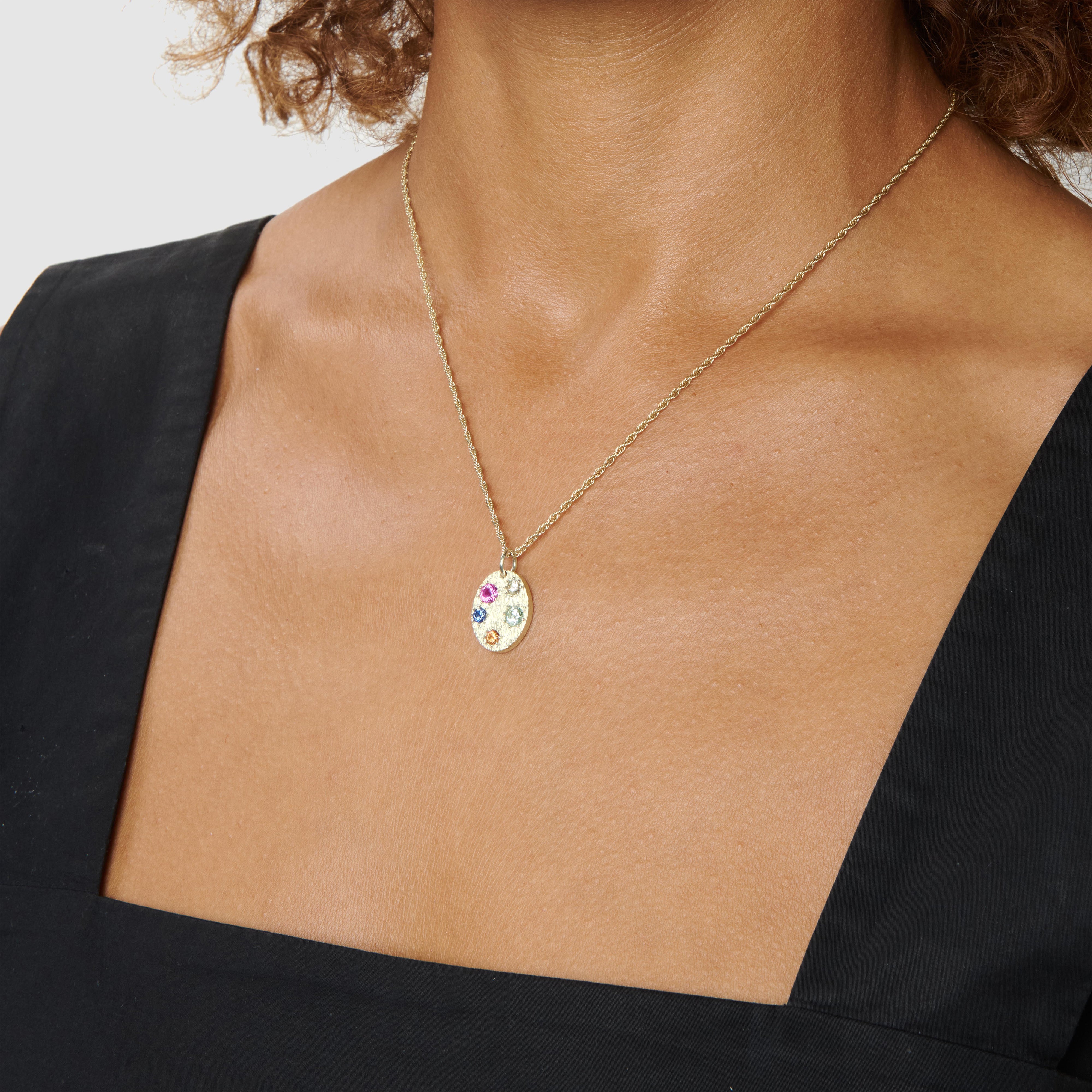 Floral Border Pendant