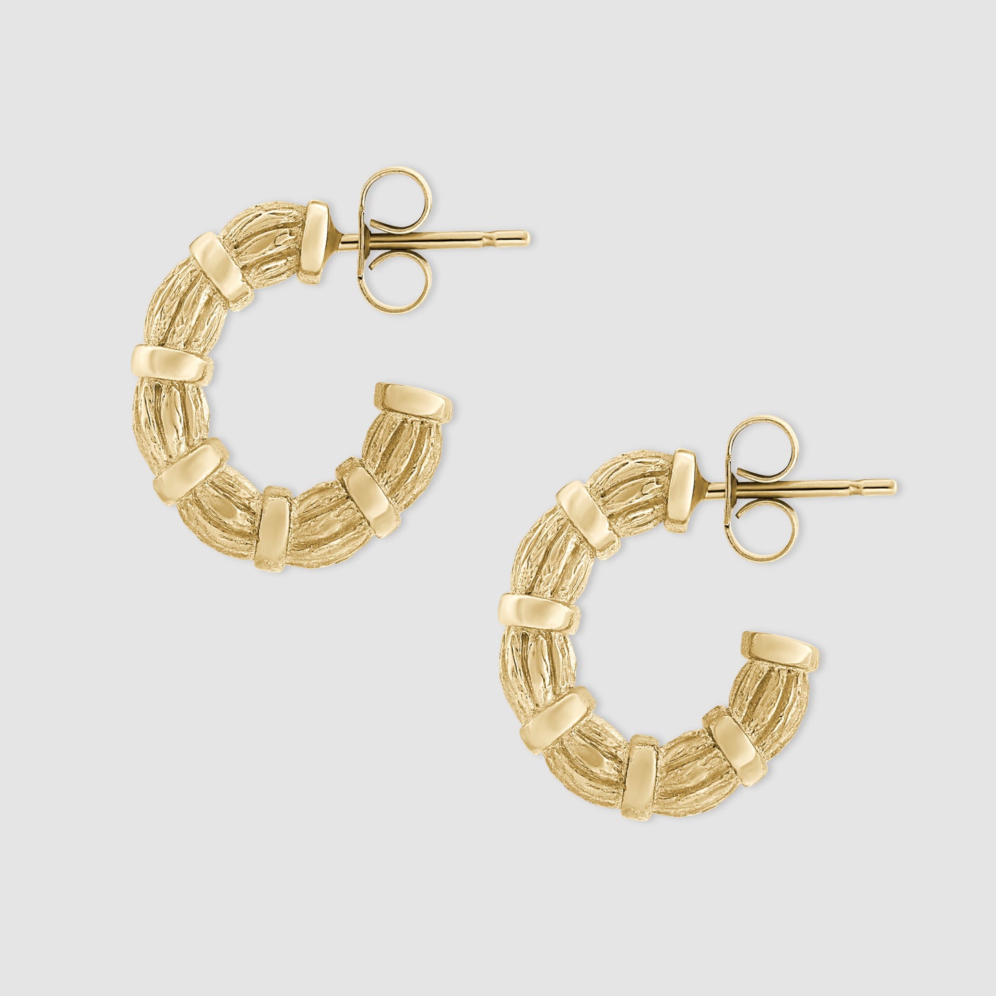 Bound Willow Earrings - Gold