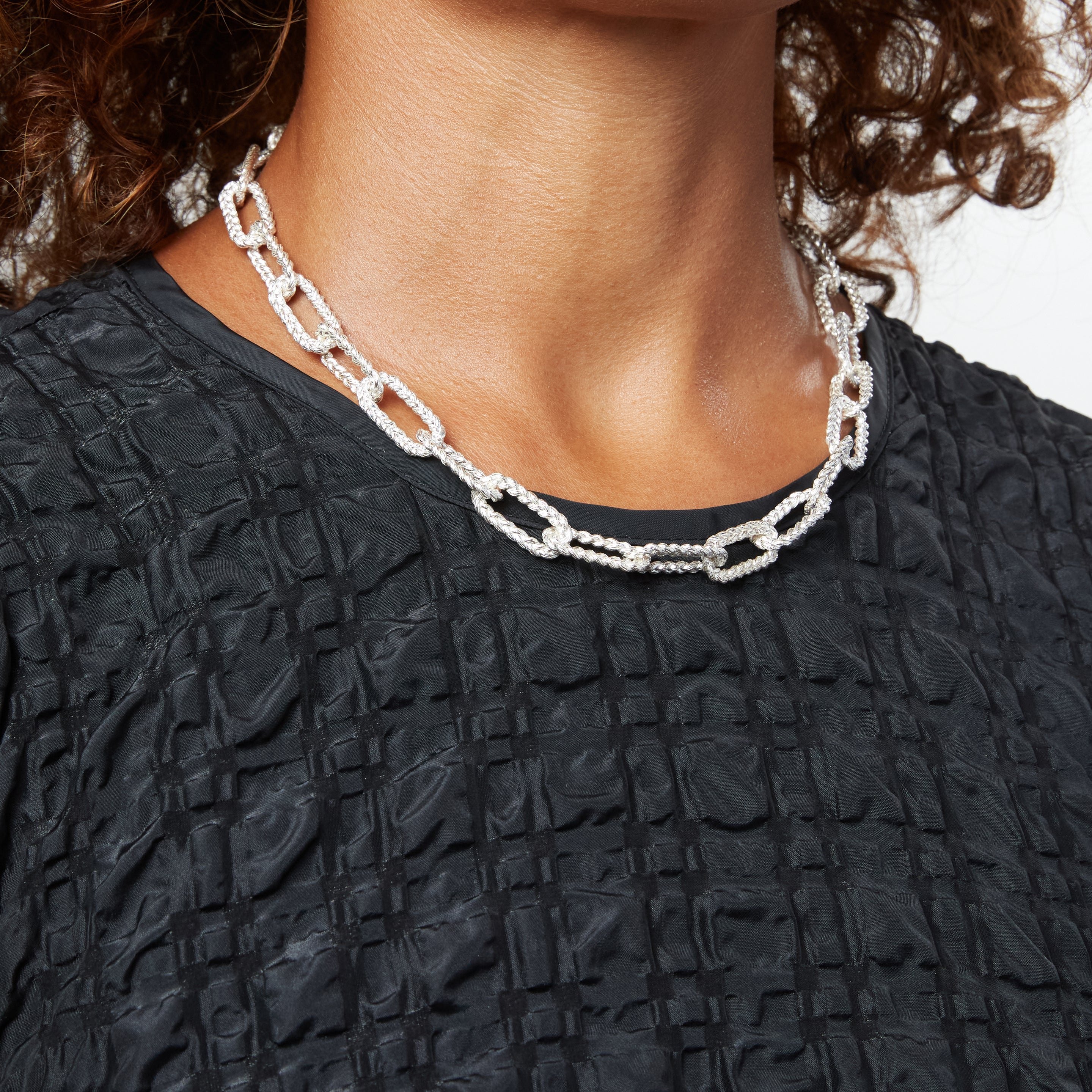 Braided Link Necklace
