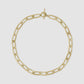 Braided Link Necklace - Gold