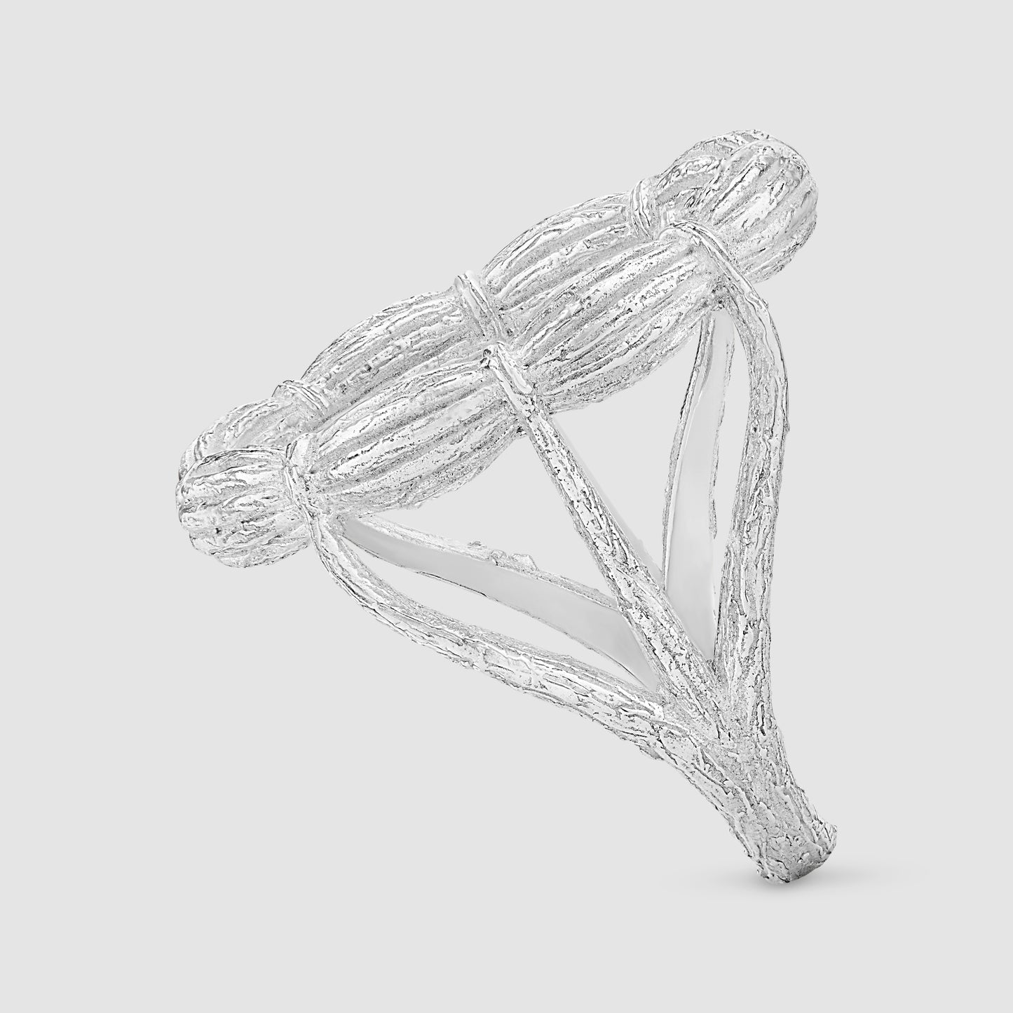 British Willow Ring - Silver