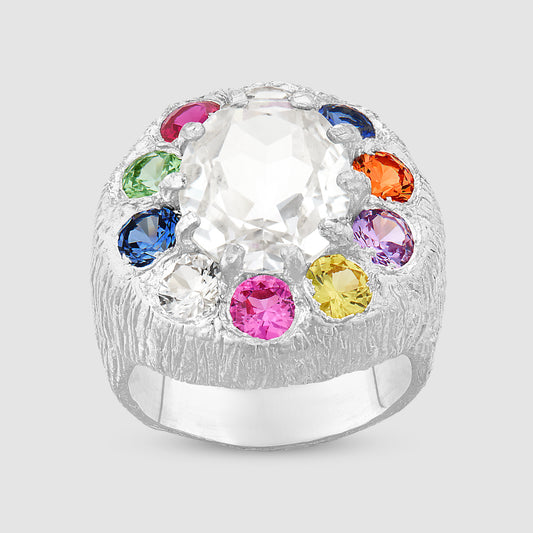 The Burnham Signet - Multi - Silver
