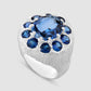 The Burnham Signet - Blue - Silver