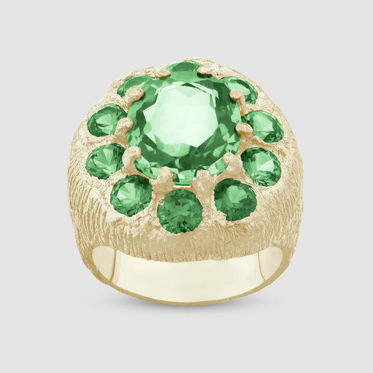 The Burnham Signet - Green - Gold
