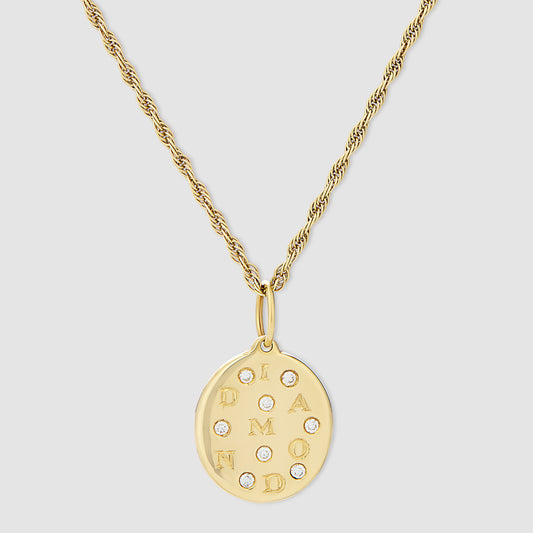 Diamond Pendant - Gold
