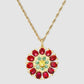 Dorset Dahlia Pendant - Gold