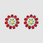 Dorset Dahlia Earrings - Silver