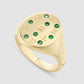 Emerald Signet - Gold