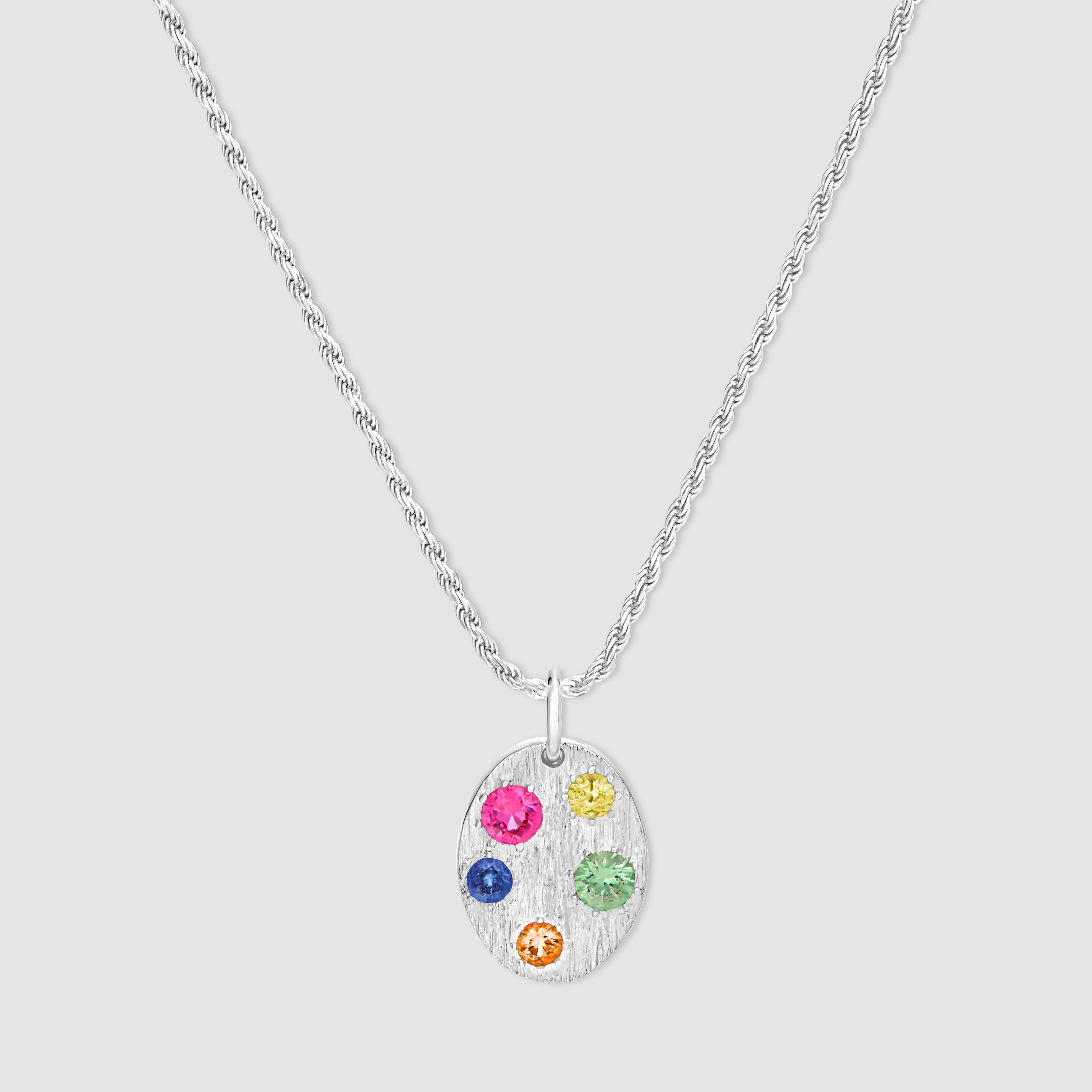 Floral Border Pendant