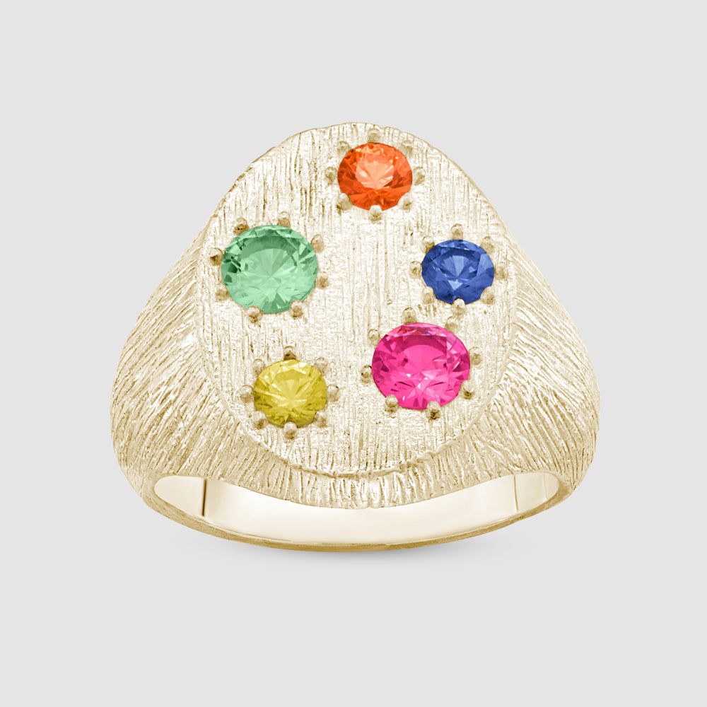 Floral Border Ring
