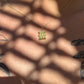 Basket Pendant - Green - Gold