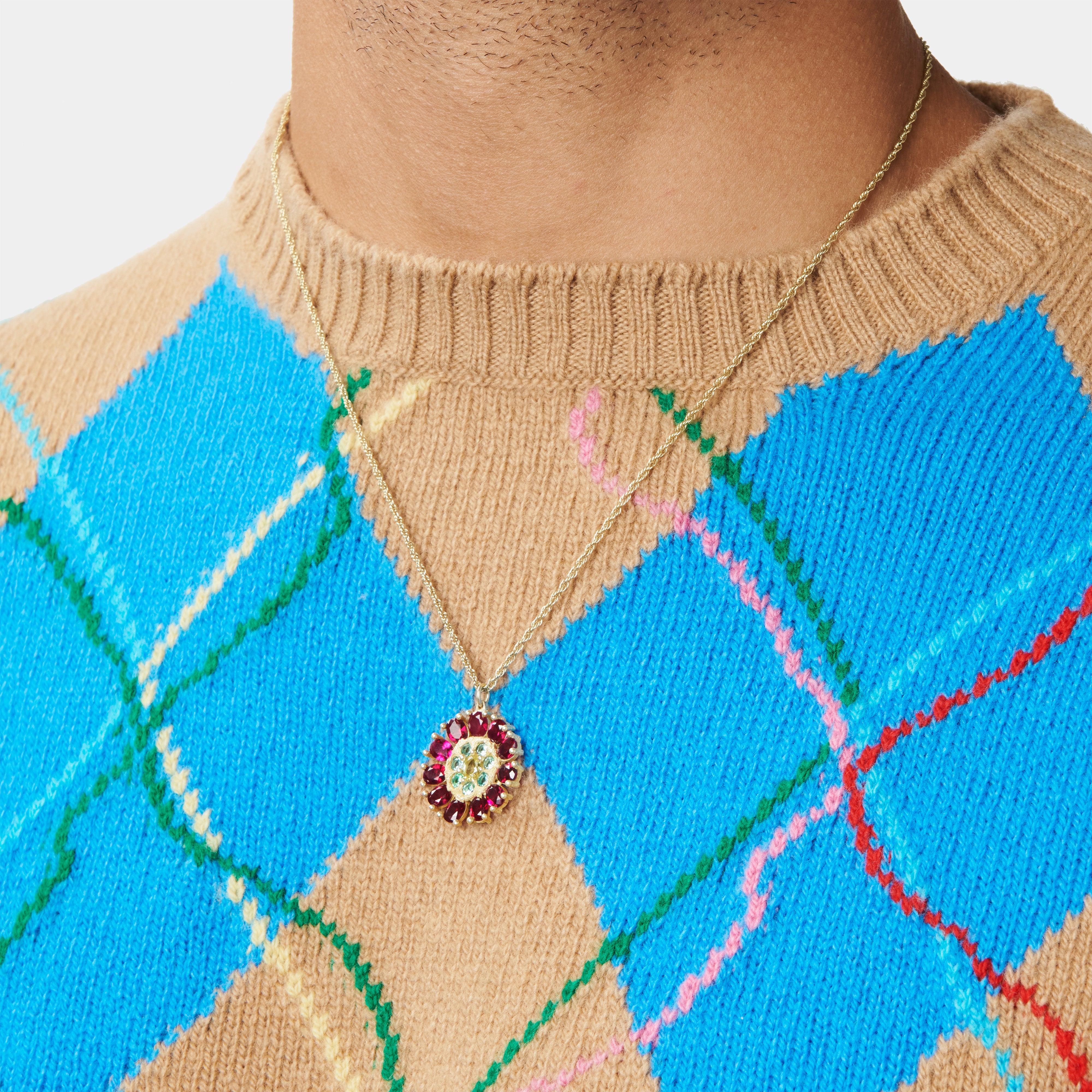 Dorset Dahlia Pendant