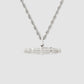 Bar Willow Pendant - Silver
