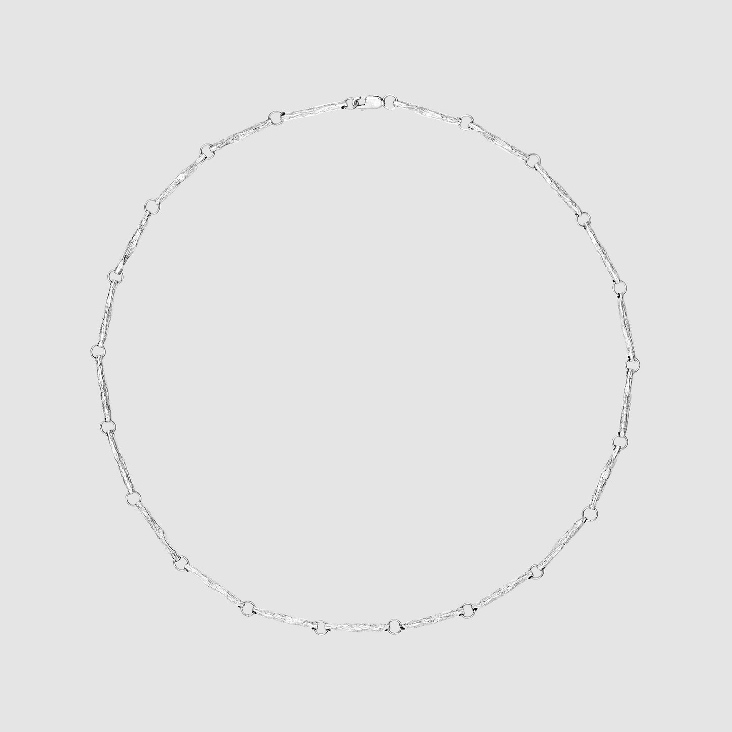 Ashdown Oak Stem Necklace - Silver