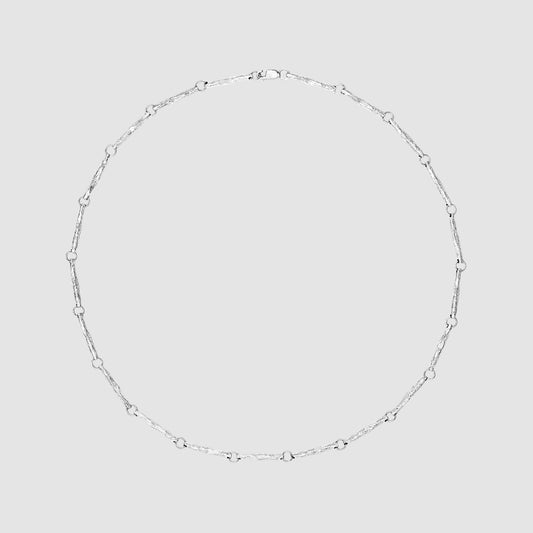 Ashdown Oak Stem Necklace - Silver