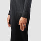 Baguette Cut Bound Willow Ring - Blue - Silver