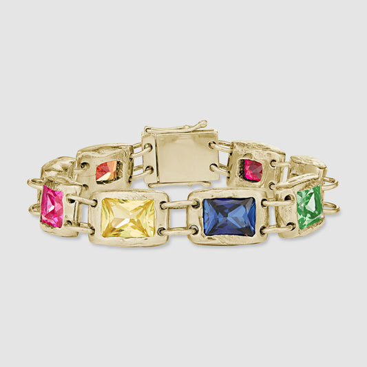 The Rose Bracelet - Multi - Gold