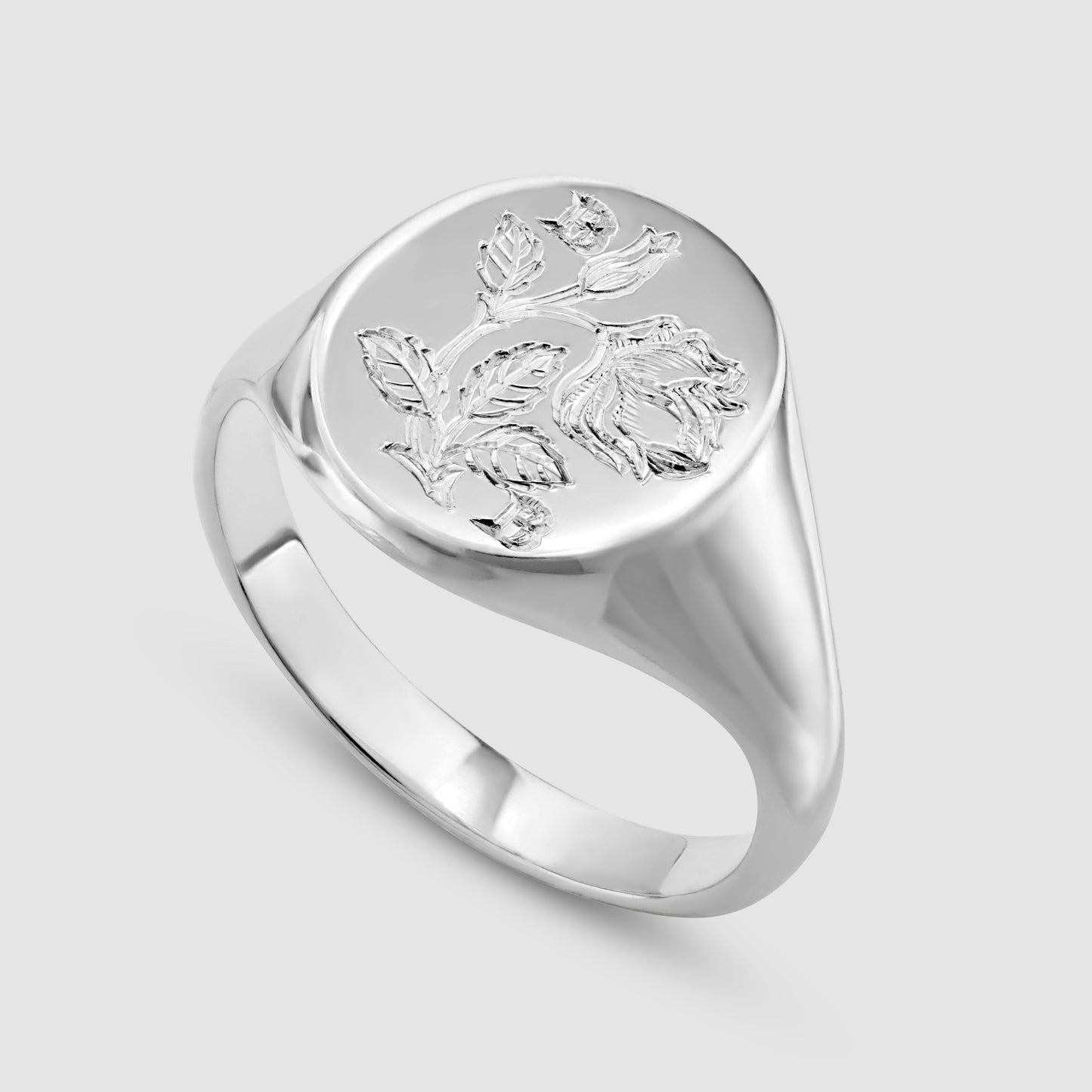 Rose Signet - Silver